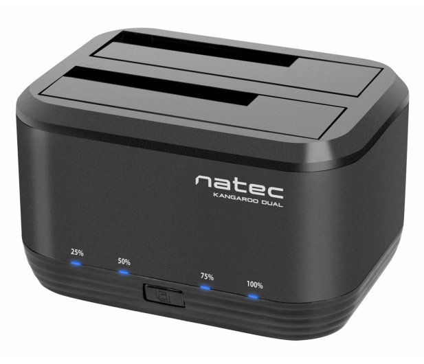 Natec KANGAROO DUAL 2.5"/3.5" USB 3.0 + ZASILACZ - 1480437 - zdjęcie